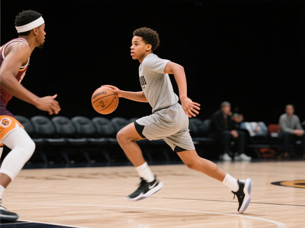 速度与步伐控制：在突破过程中，伊森通过调