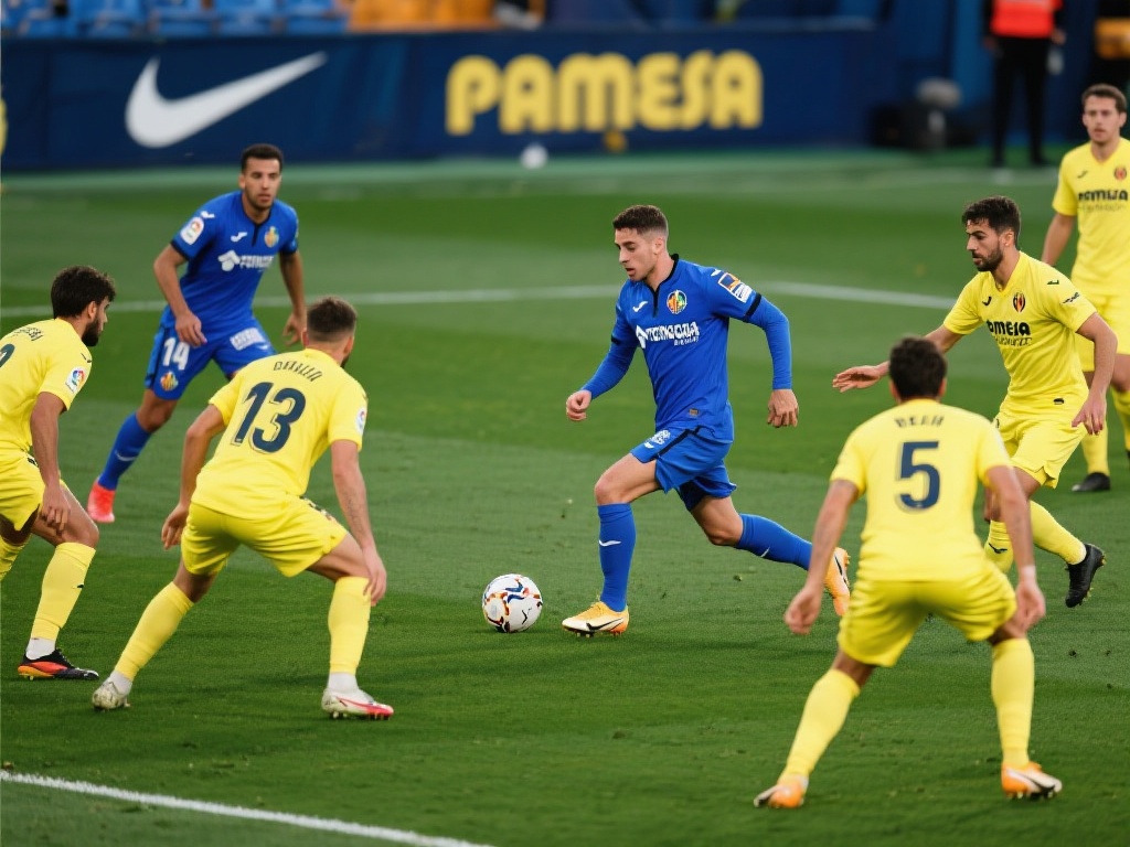 阿约塞传射建功 比利亚雷亚尔力克赫塔费