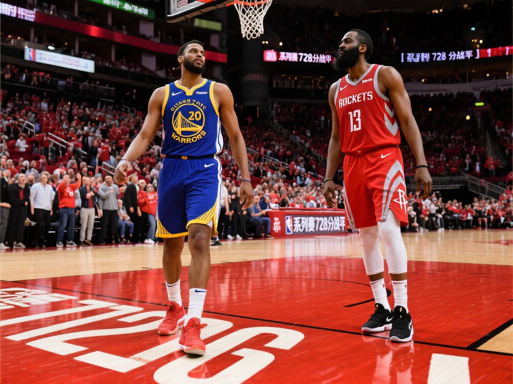 勇士险胜火箭，火勇系列赛总分728战平